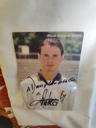 Foto Postal Fernando Redondo Real Madrid 98/99 D