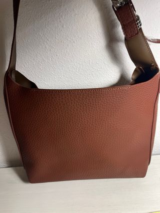 Bolso de mano marrón (2-en-1)