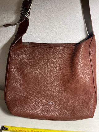 Bolso de mano marrón (2-en-1)