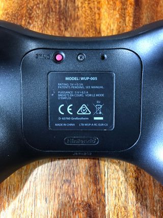 Controller Pro Wii U wireless nero joypad original