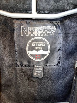 Abrigo Geographical Norway Negro