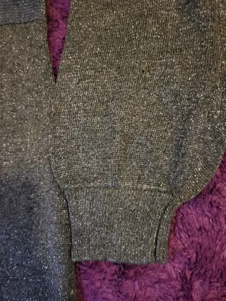 Vestido plateado brillante