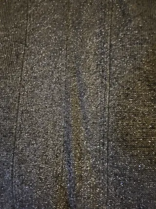 Vestido plateado brillante