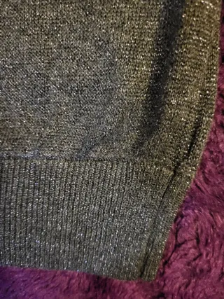 Vestido plateado brillante