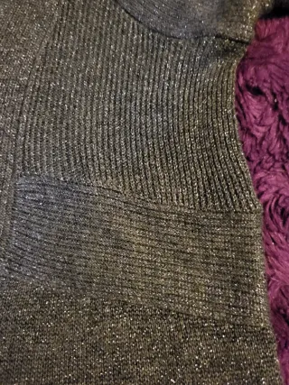 Vestido plateado brillante