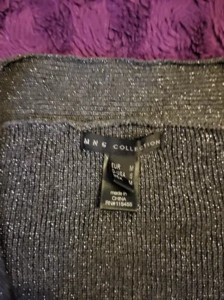 Vestido plateado brillante