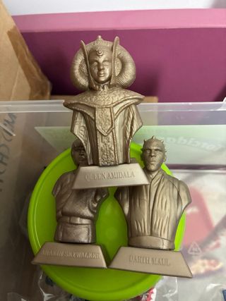 3 Figuras Star Wars Ep. 1 Kellogg's 90s