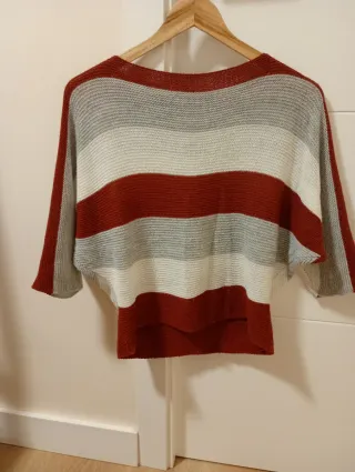 Jersey Rayas Ancho Manga Murciélago