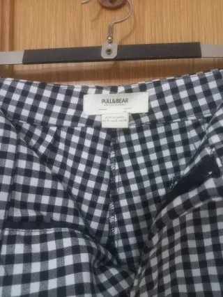 Pantalón cuadros Pull&Bear