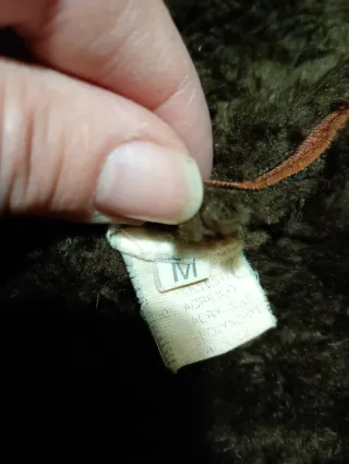 Giubbotto scamosciato con ecopelliccia