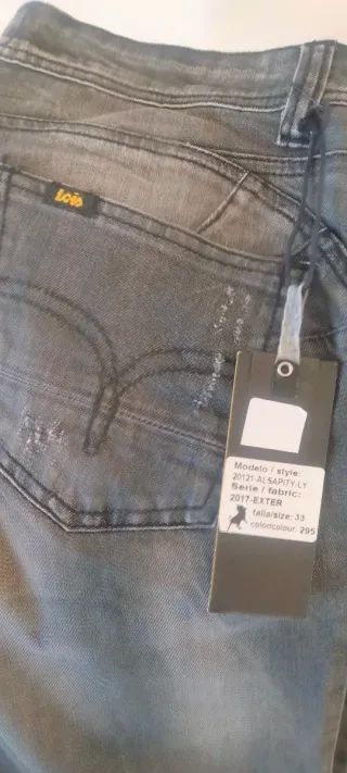 Pantalón Vaquero Gris Lois