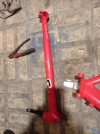 Cuadro Monty f-19 con tija manillar