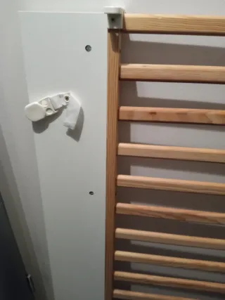 Cuna marca Trama colecho madera + colchón. Unisex