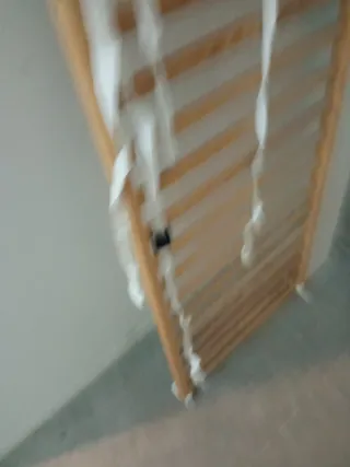 Cuna marca Trama colecho madera + colchón. Unisex