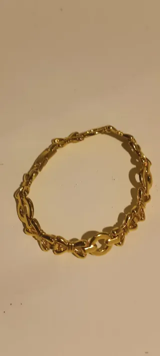 3 Pulseras Chapado en Oro