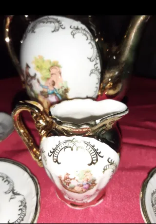 Porcellana Bavaria Oro Antica anni 70