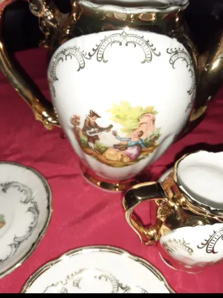 Porcellana Bavaria Oro Antica anni 70