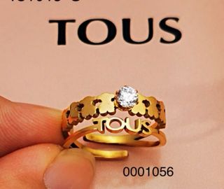 Anillo Acero Inoxidable Piedra Brillante