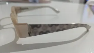 Gafas Gucci Beige y Plateadas