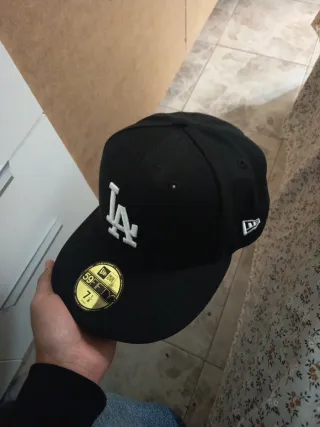 Gorra LA New Era Negra Talla  1/8