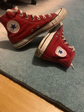 Converse All Star Rojas Talla 39