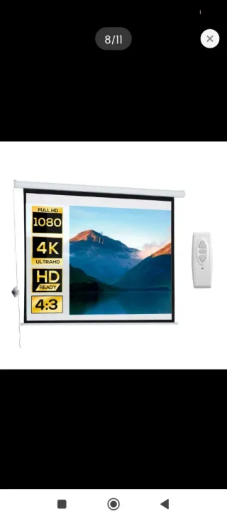 Pantalla Proyector Eléctrica