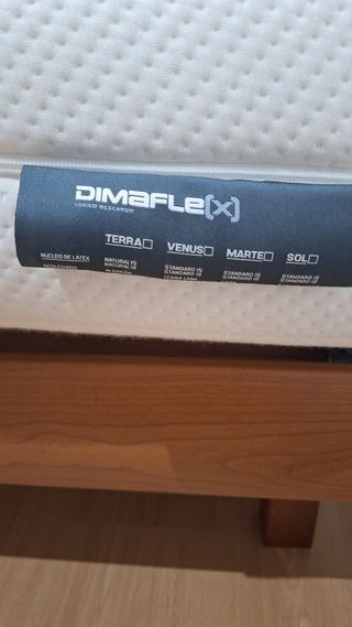 Cama con somier y colchón