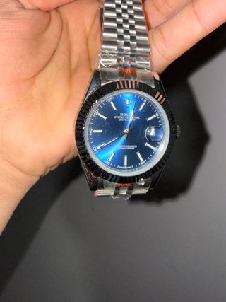 Rolex Datejust Esfera Azul Acero