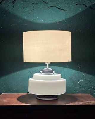 Lampada da tavolo Mid Century vetro soffiato