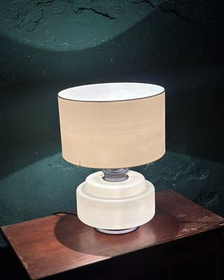 Lampada da tavolo Mid Century vetro soffiato