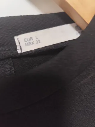 Vestido Negro Sfera Talla L