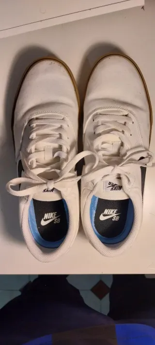 Zapatillas Nike SB Blancas y Negras