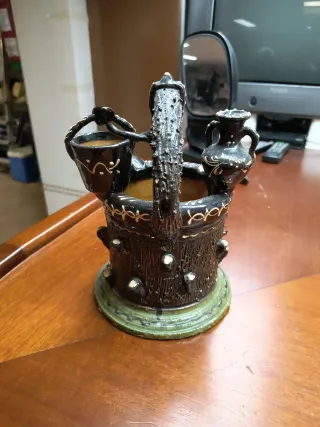 Botijo de cerámica artesanal