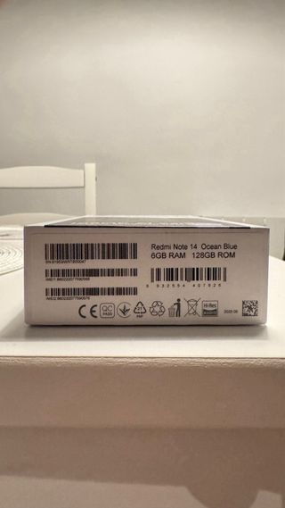 Xiaomi Redmi Note 14 Nuevo Caja