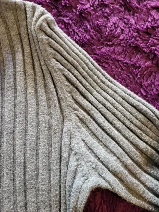 Jersey Mango cuello alto gris Talla M