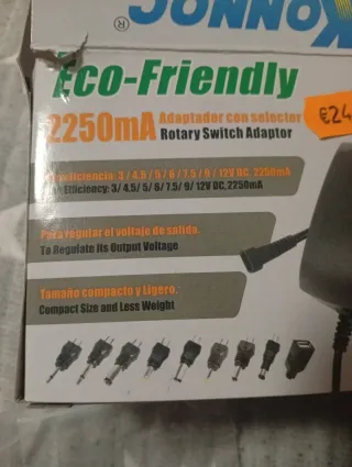 Adaptador Sonnox Eco-Friendly 2250mA