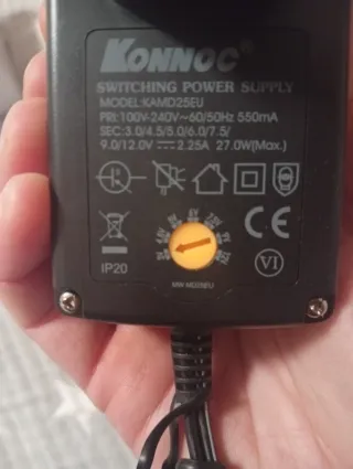 Adaptador Sonnox Eco-Friendly 2250mA