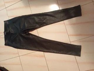 Leggings polipiel mujer negros