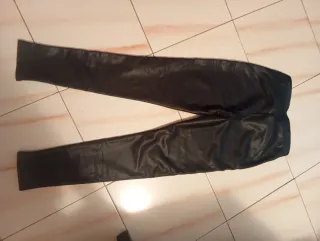 Leggings polipiel mujer negros