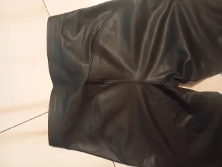 Leggings polipiel mujer negros