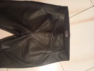 Leggings polipiel mujer negros