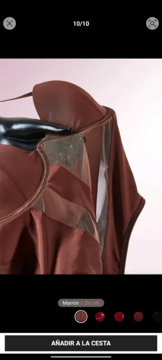 Body Shein Marrón Talla L