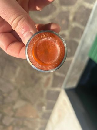 Freccia auto d'epoca arancione