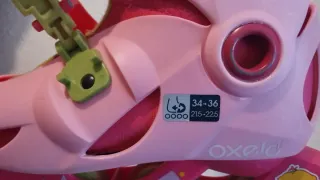 Patines en línea rosas