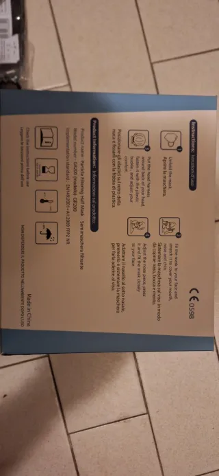 Mascherine FFP2 50 pezzi imbustate singolarmente