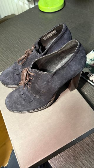 Zapatos Alpeteam Mujer Talla 38 Azul/Marrón