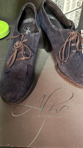 Zapatos Alpeteam Mujer Talla 38 Azul/Marrón