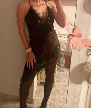 Vestido marrón