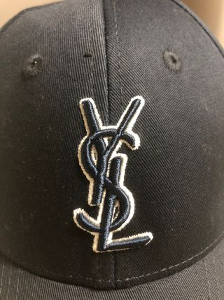 Gorra Saint Laurent YSL Azul