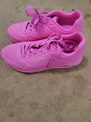 Deportivos Skechers Rosa Niña
